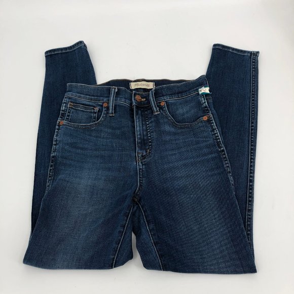 Madewell Blue High-Rise Skinny Jeans | Stylish and Versatile - Picture 6 of 6
